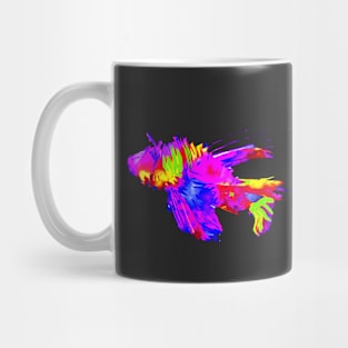 Abstract Lion Fish Mug